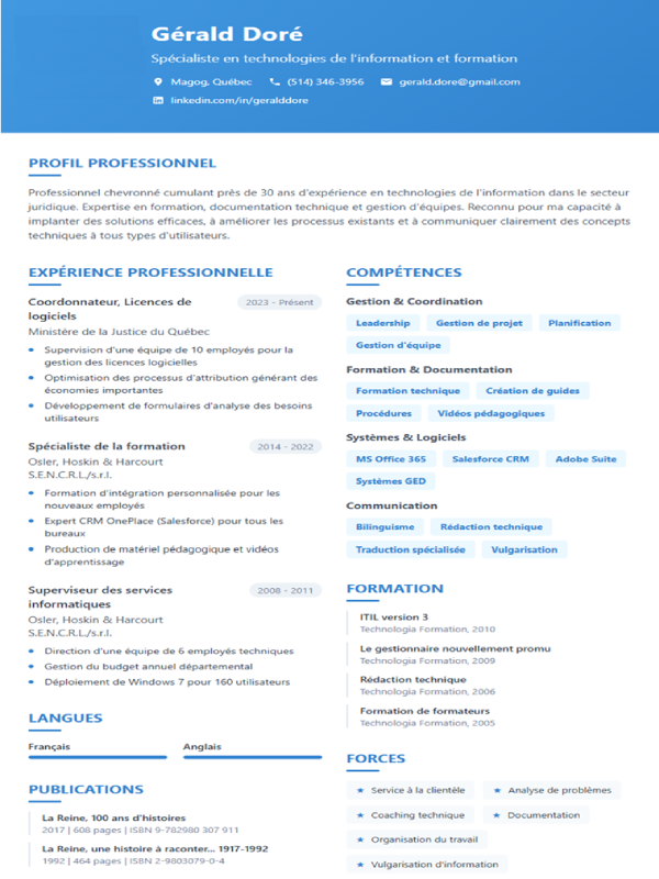 CV Pro Québec - Services de rédaction professionnelle